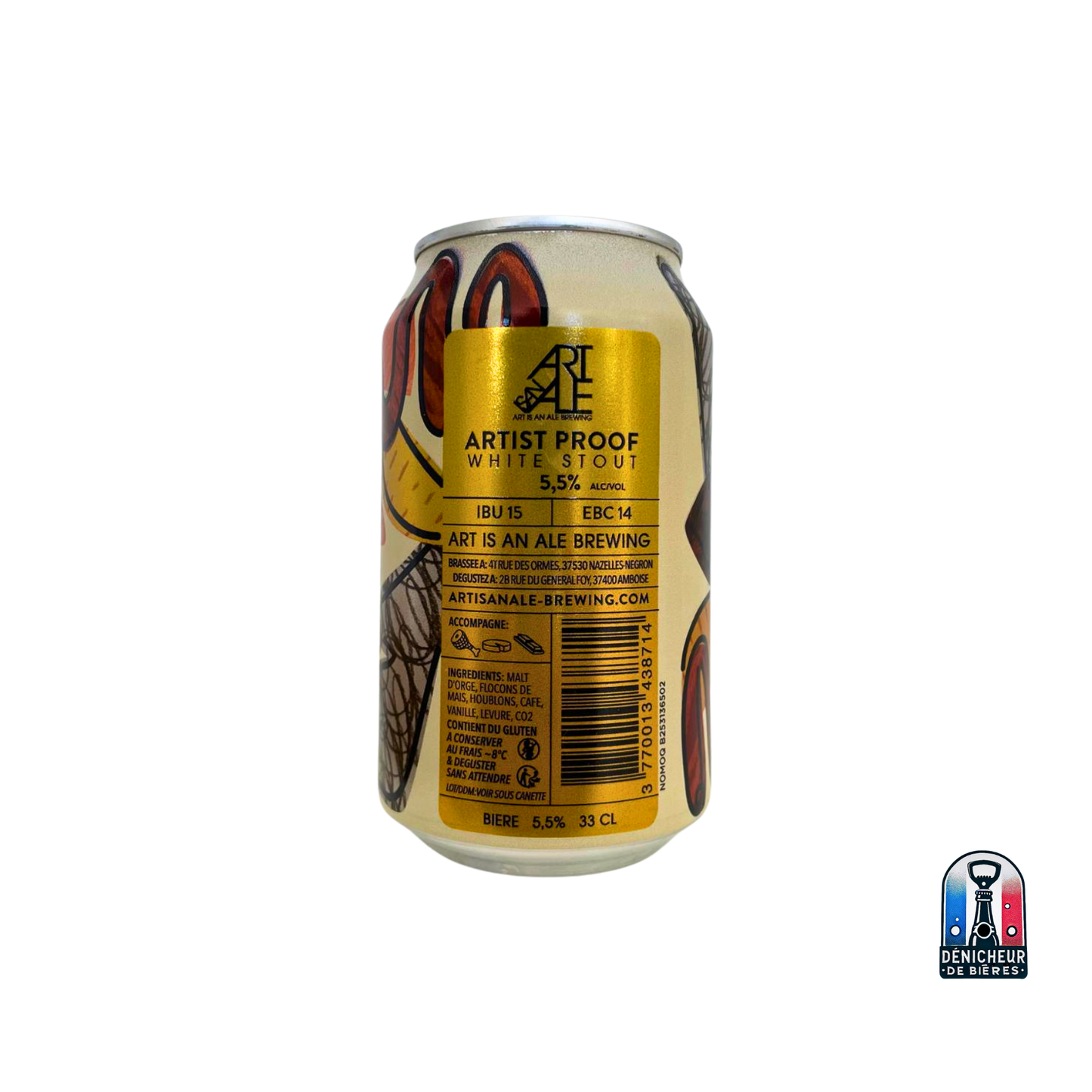 Artist Proof - White Stout, blonde torréfiée Art is an ale