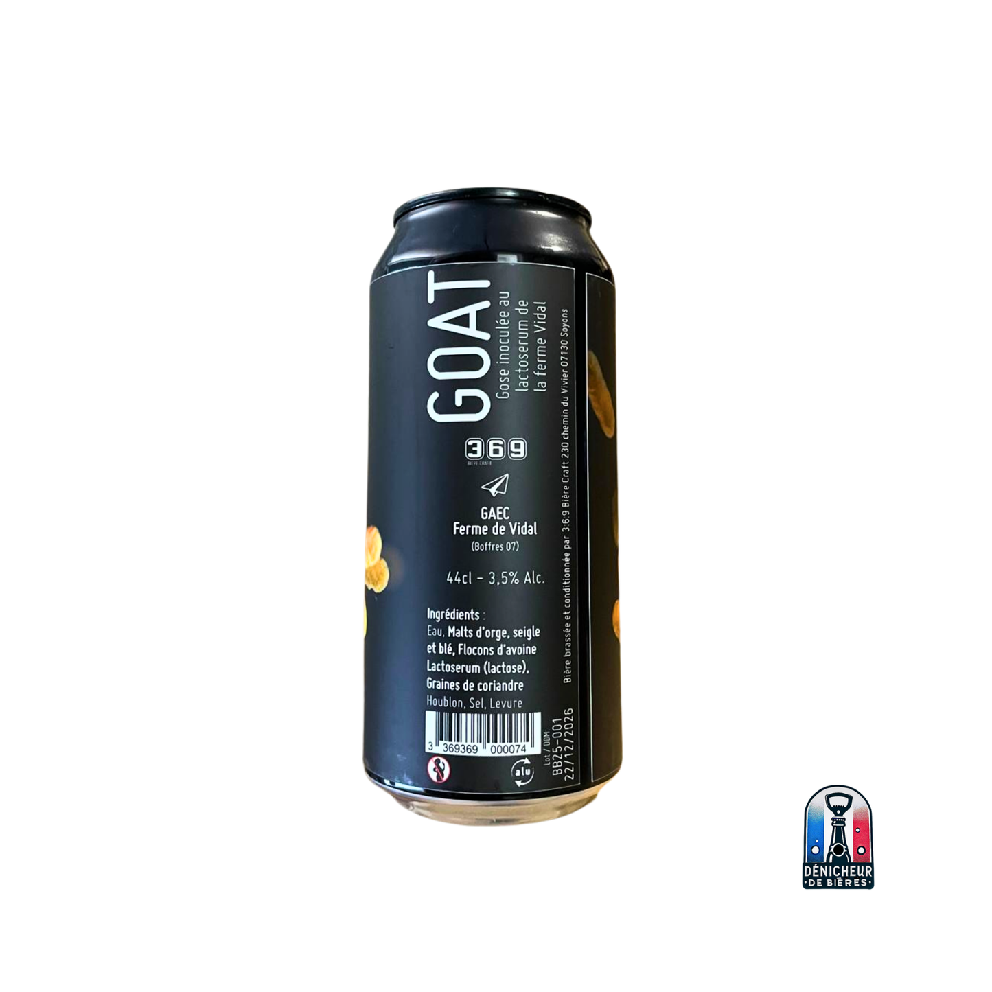 Canette 369 biere craft Gose originale | dénicheur de bières
