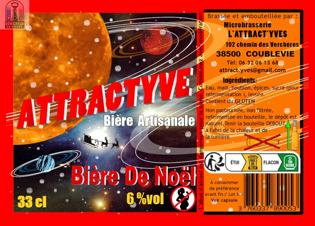 Bière de noël - 33cl l'attractyve