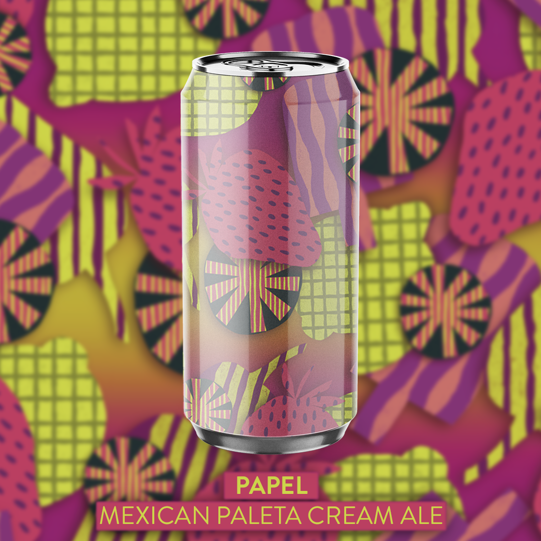 Papel - Mexican Paleta Cream Ale, bière fraise-piment Art is an ale
