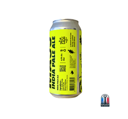 Photo de la canette MASS IPA de chez la brasserie de la cave à Nîmes