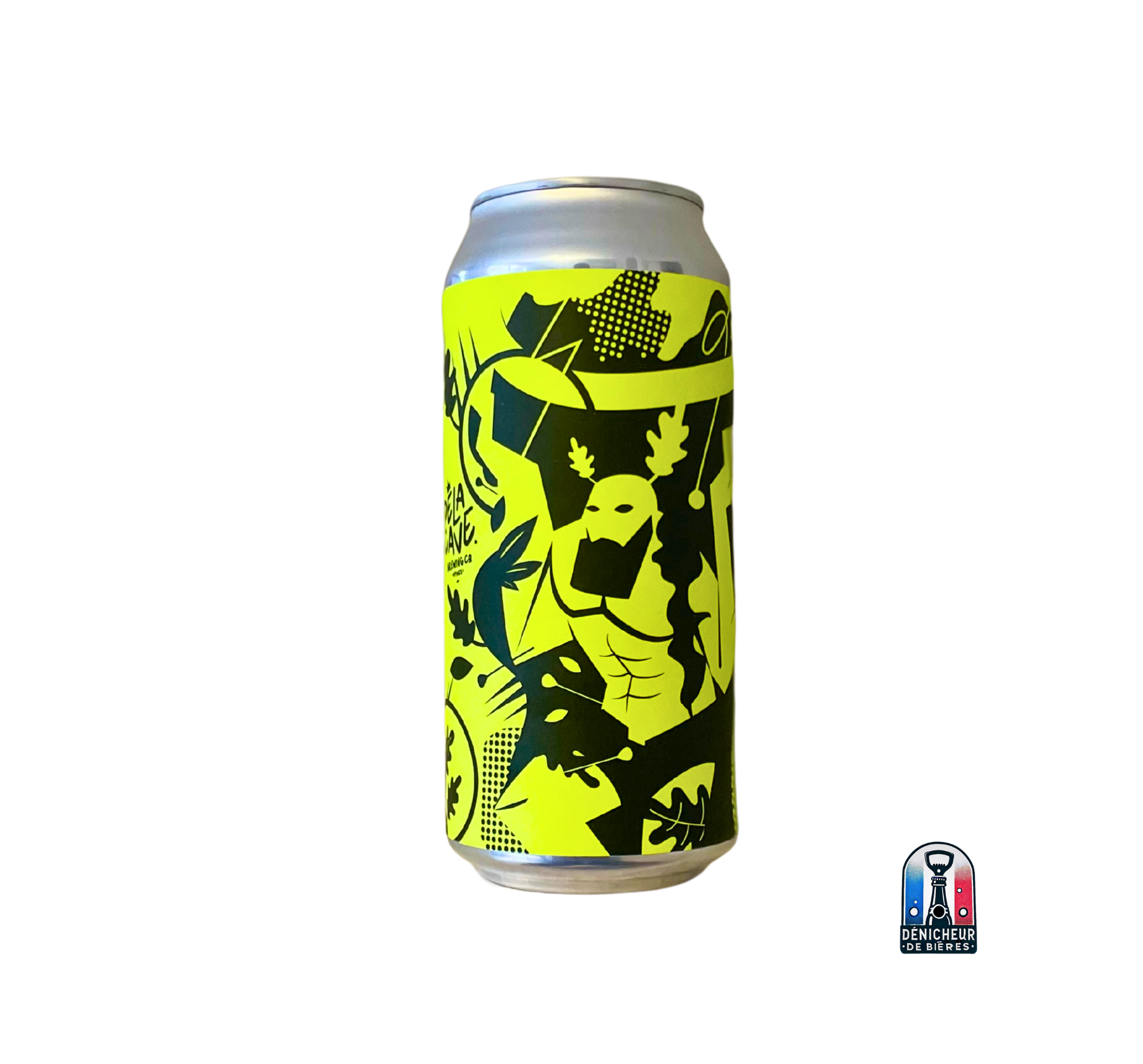 Photo de la canette MASS IPA de chez la brasserie de la cave à Nîmes