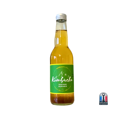 bouteille de Kombuch'alpes Badiane & romarin - Kombucha artisanal