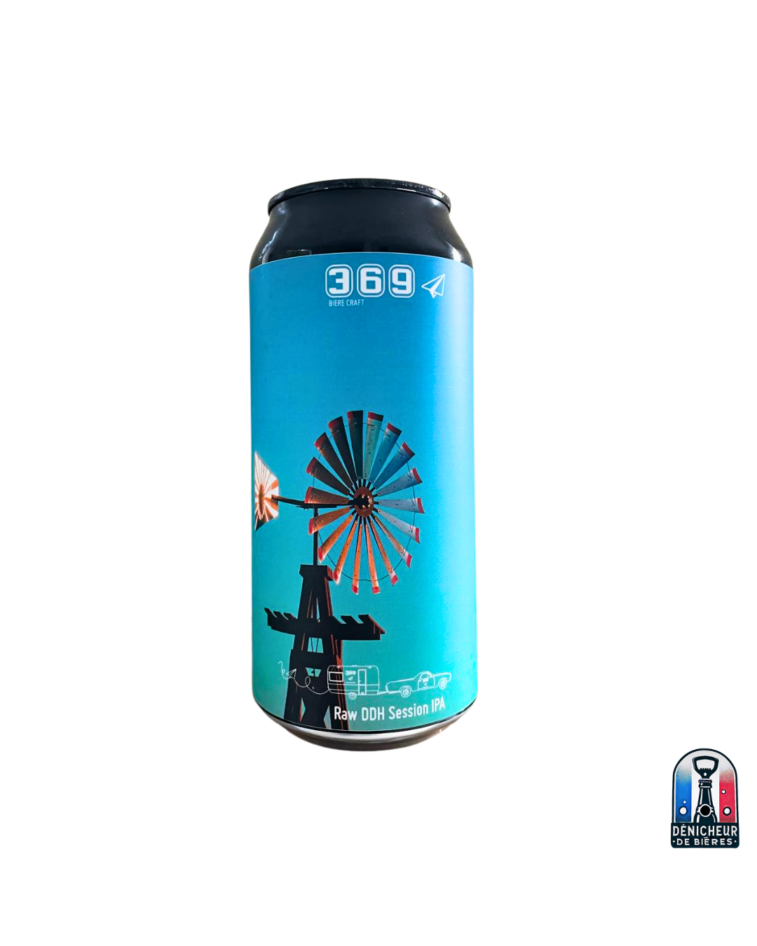 photo présentation canette 369 bière craft