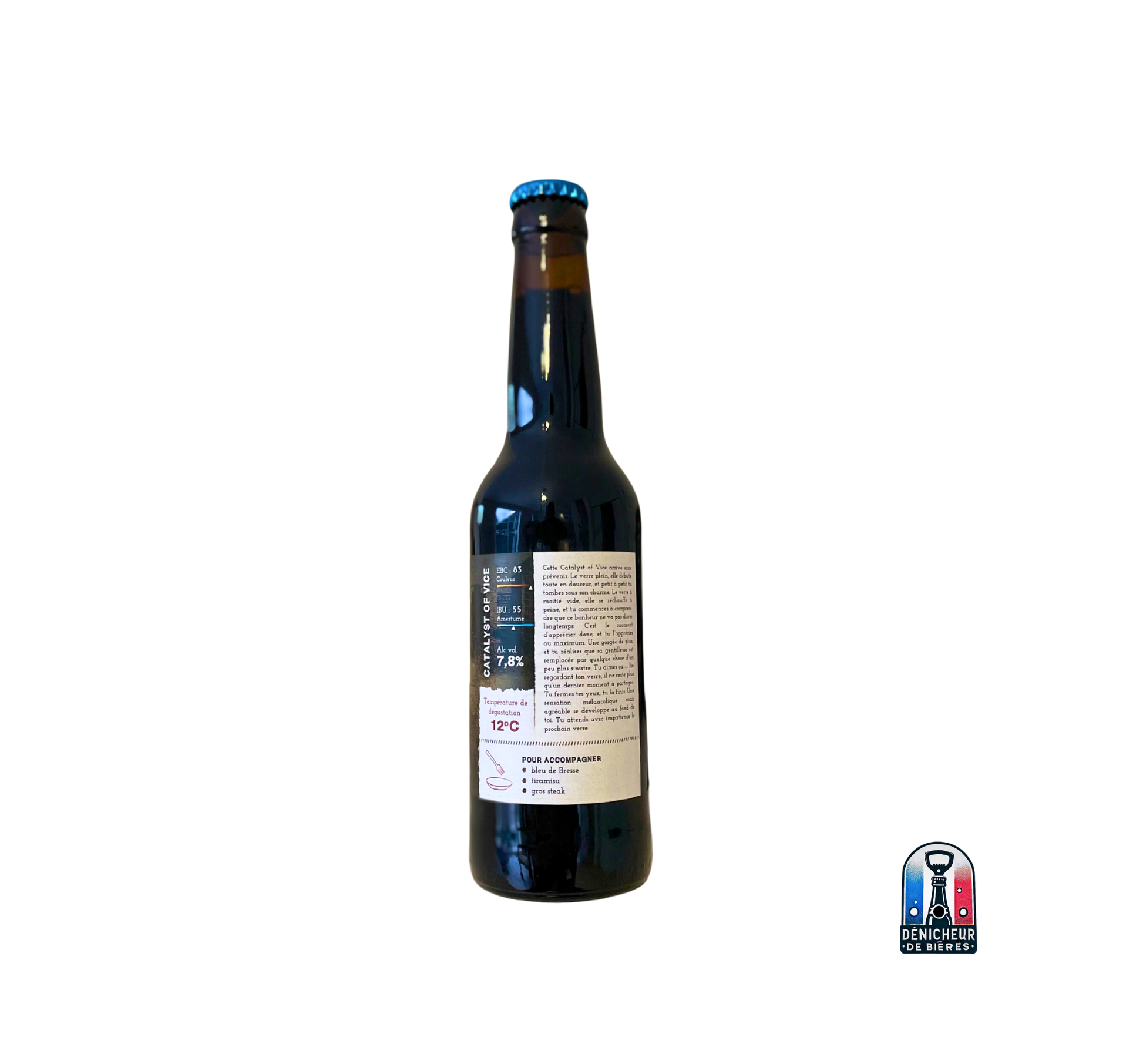 bouteille de la bière catalyst of vice de la brasserie nomad brewery 