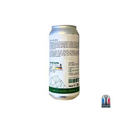 canette de la bière Lost in the Woods – IPA au Sapin | Sapaudia brewing disponible sur denicheurdebieres.fr