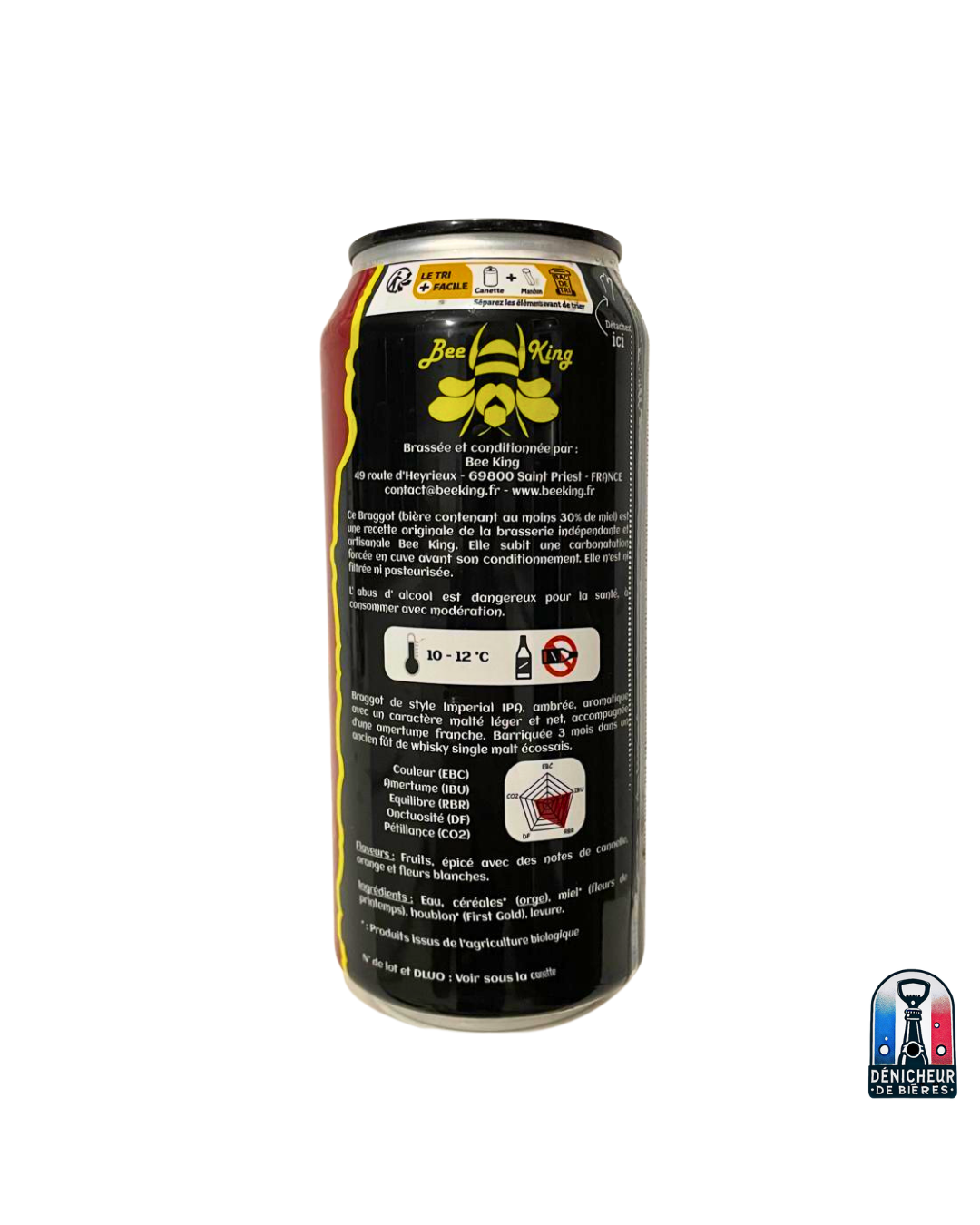 bee king - braggot - bière canette colonial hop impérial IPA barrel aged