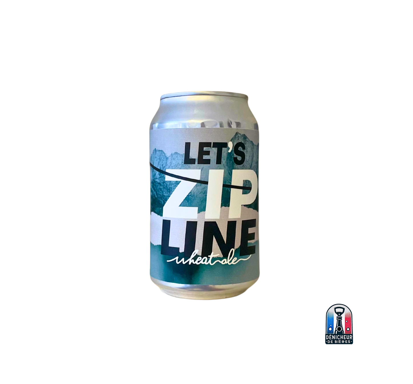 Canette Let's Zip Line Wheat ale - brasserie de la cave bière artisanale 