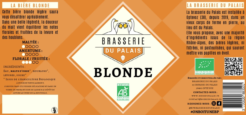 Bière blonde - 4,4%